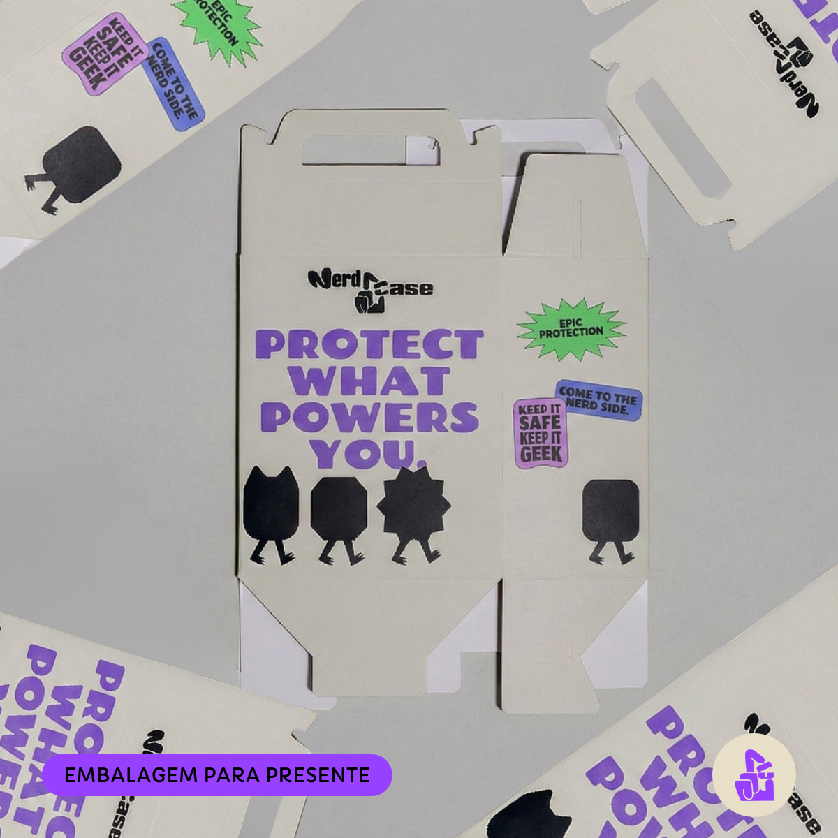 Embalagem para Presente Nerdcase