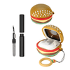 Kit Limpador para fone e Capa Protetora Nerdcase para Samsung Galaxy Buds 4, Buds 4 Pro, Silicone, Hamburguer