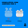 Kit Limpador para Fones e Capa Protetora Nerdcase para AirPods Pro 3, Fita Cassete Retrô