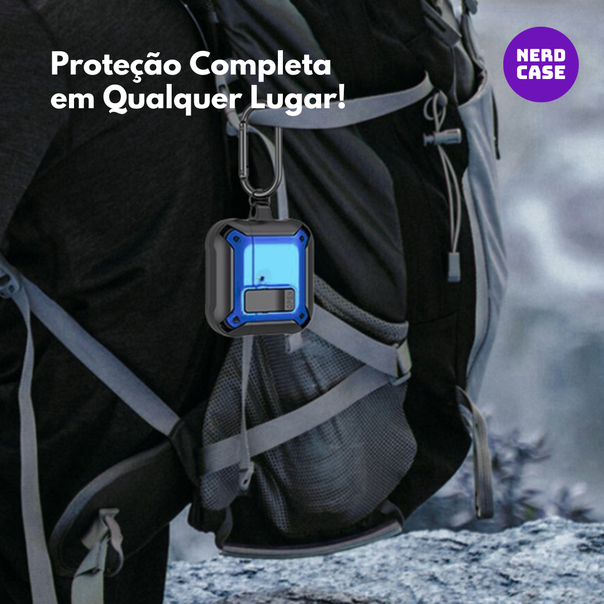 Case Resistente para AirPods 4 Azul
