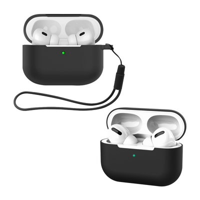 Capa Protetora de Silicone Nerdcase para AirPods Pro 3, Preta