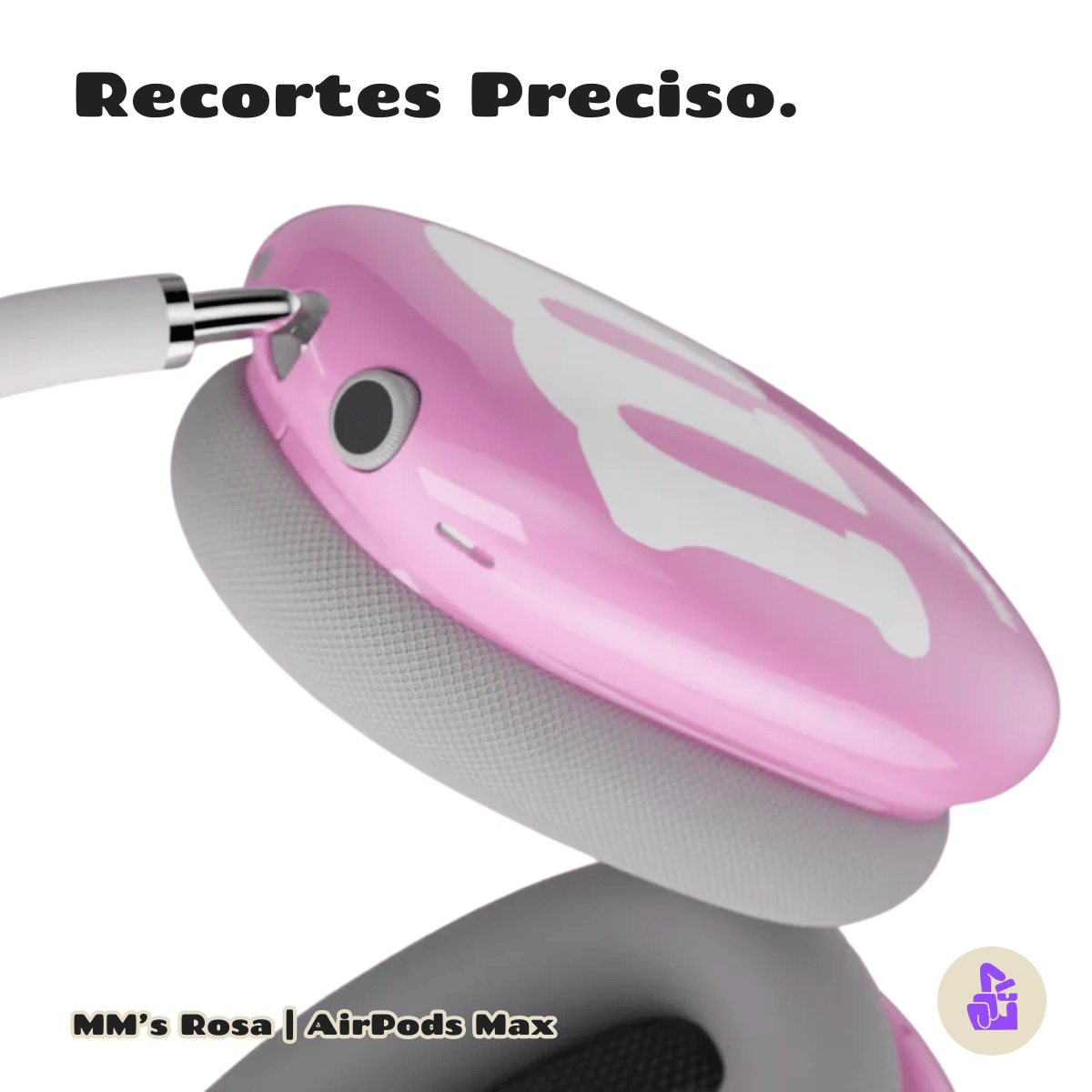Capa Protetora de Silicone Nerdcase para AirPods Max, Confete MM's