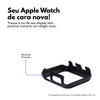 Kit com 2 Capas Moldura Protetora Nerdcase, Compatível com Apple Watch 38mm, Sem Vidro, Preta