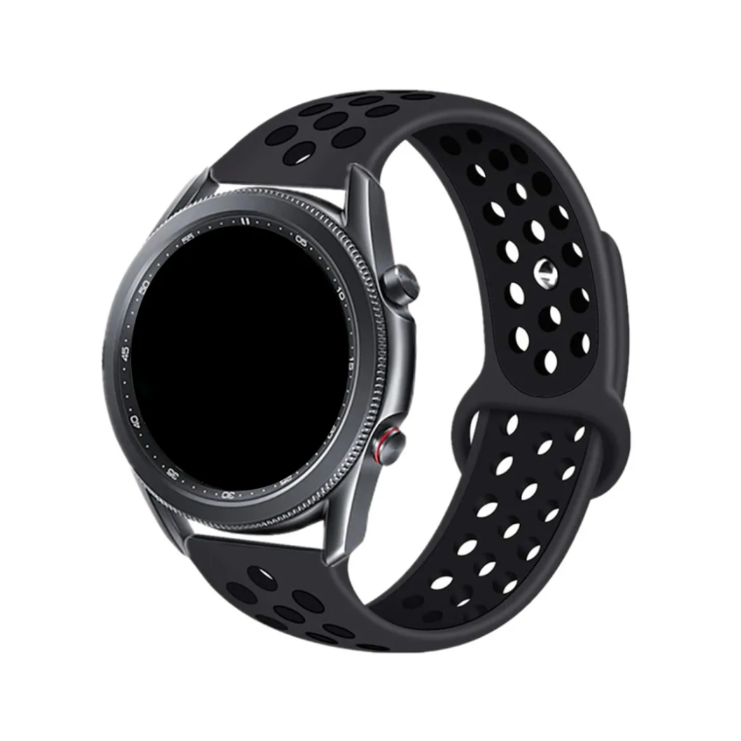 Pulseira 20mm entre Pinos para Samsung Galaxy Watch, Preto