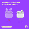 Kit Limpador para Fones e Capa Protetora Nerdcase para AirPods Pro 3, Panda