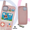 Capinha de silicone minigame compatível com iphone 13 e 14