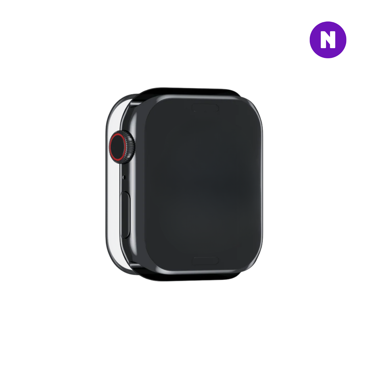 Película 42mm de Vidro Cerâmico Apple Watch, Transparente