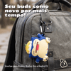 Capa Protetora Nerdcase para Samsung Galaxy Buds 3, Buds 3 Pro, Buds3 Fe, Silicone, Pokémon Snorlax