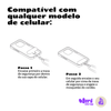 Cordão Faixa Multifuncional Crossbody Axis Nerdcase, Cinza Claro