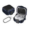 Capa Protetora Nerdcase para Samsung Galaxy Buds 4, Buds 4 Pro, Silicone Premium Resistente, Azul