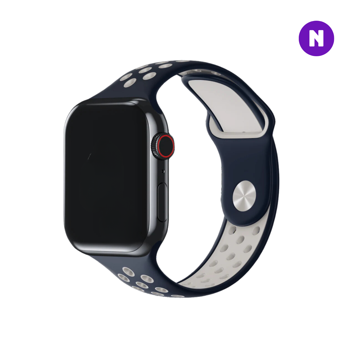 Pulseira 38/40/41mm para Apple Watch, Azul e Branco