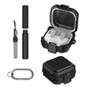 Kit Limpador para Fones e Capa Protetora Nerdcase para Galaxy Buds 4, Buds 4 Pro, Silicone Premium Resistente, Preta