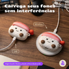 Kit Limpador para Fones e Capa Protetora Nerdcase para Samsung Galaxy Buds 3, Buds 3 Pro, Buds3 Fe, Nigiri Sushi