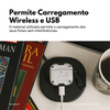 Capa Resistente Armour Nerdcase, Compatível com AirPods 4, Branca e Preta