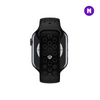 Pulseira 38/40/41mm para Apple Watch, Preto/Cinza