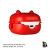 Capa Protetora Nerdcase para Samsung Galaxy Buds 2, Core, FE, Live e Pro, Silicone, Gato da Sorte