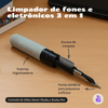Kit Limpador para Fones e Capa Protetora Nerdcase para Samsung Galaxy Buds 4, Controle Videogame