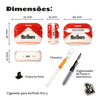 Kit Limpador para Fones e Capa Protetora Nerdcase para AirPods Pro 3, Maço Cigarette