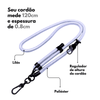Cordão Universal Nerdcase para Celular, Poliéster, Lilás
