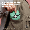 Capa Protetora Nerdcase para AirPods Pro 3, Silicone, Pokémon Bulbassauro