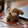 Kit Limpador para Fones e Capa de Pelúcia Nerdcase para AirPods Pro 3, Cachorro Puppy
