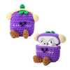 Capa Protetora de Silicone Nerdcase para AirPods 4, Amigurumi Beringela