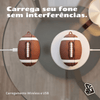 Capa Protetora Nerdcase Compatível com AirPods Pro 1 e 2, Silicone, Bola de Futebol Americano