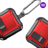 NERDCASE, Case, Capa Resistente, Compatível com AirPods 4, Vermelho